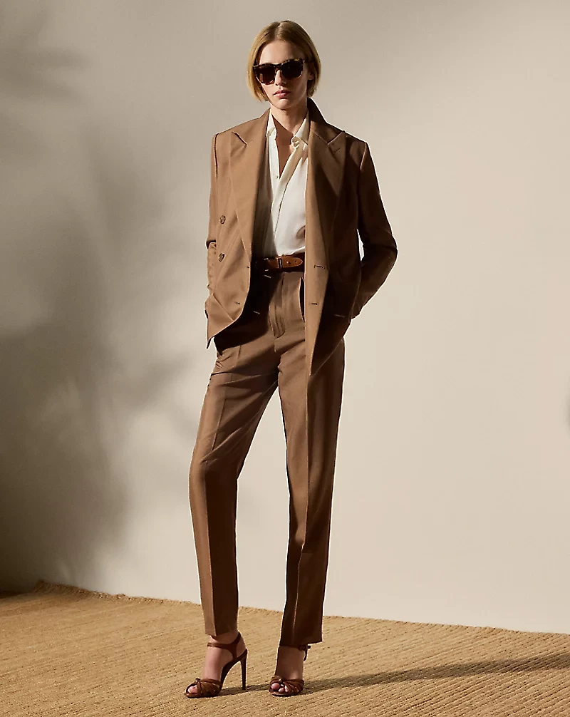 Evanne Silk Shantung Pant