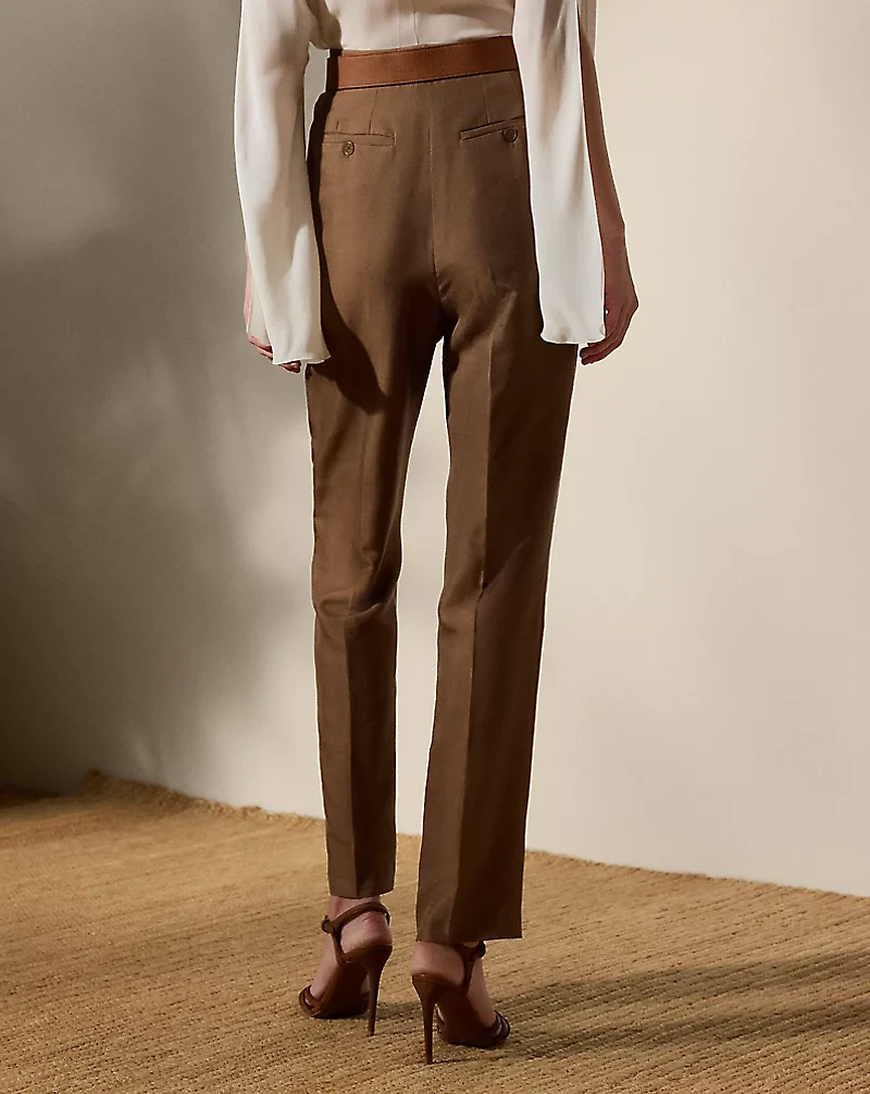 Evanne Silk Shantung Pant