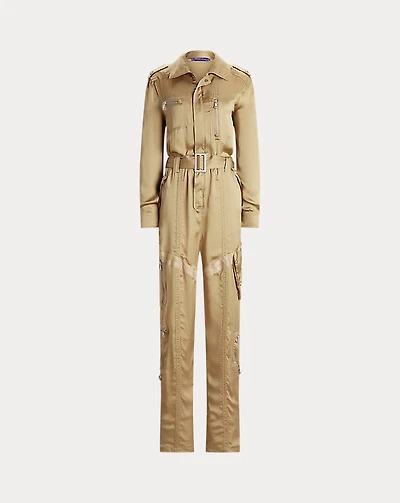 Gwyneth Silk Charmeuse Jumpsuit