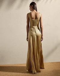 Julie Silk Charmeuse Evening Dress