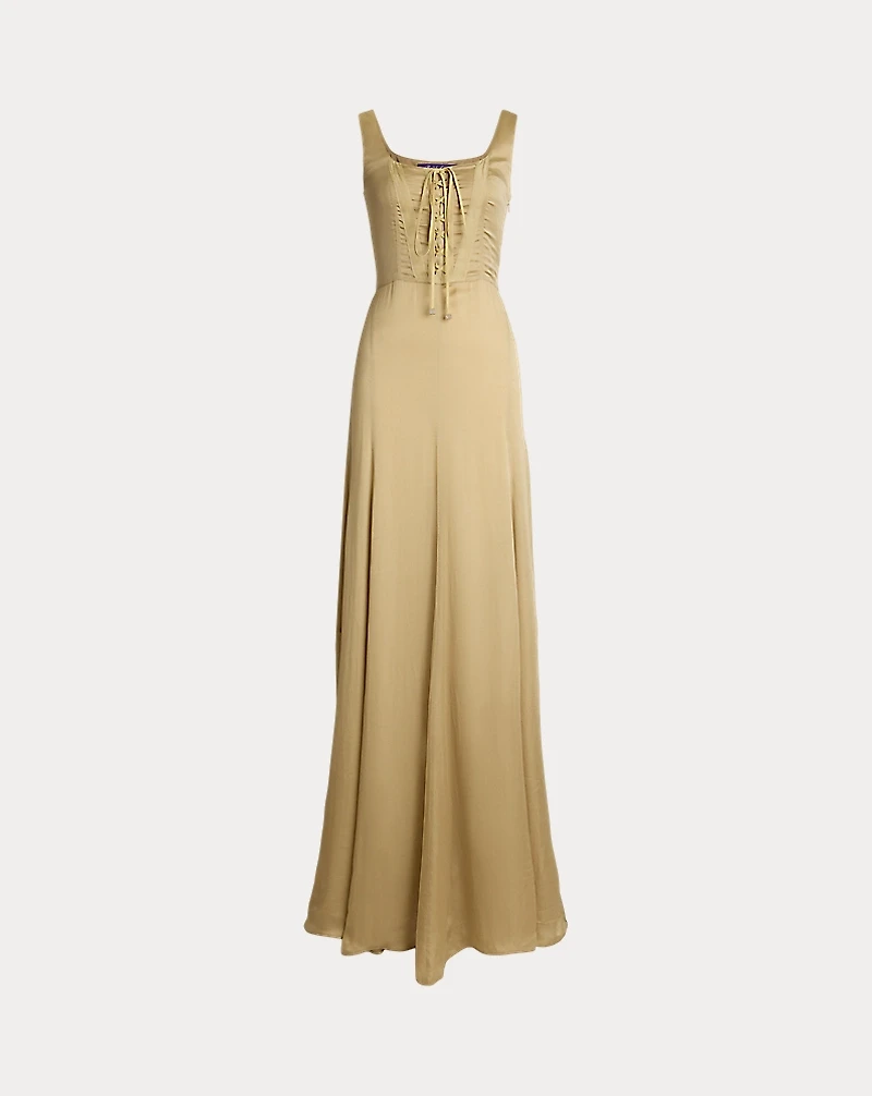 Julie Silk Charmeuse Evening Dress