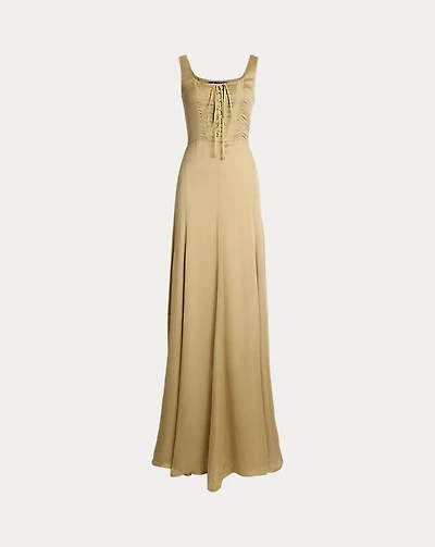 Julie Silk Charmeuse Evening Dress