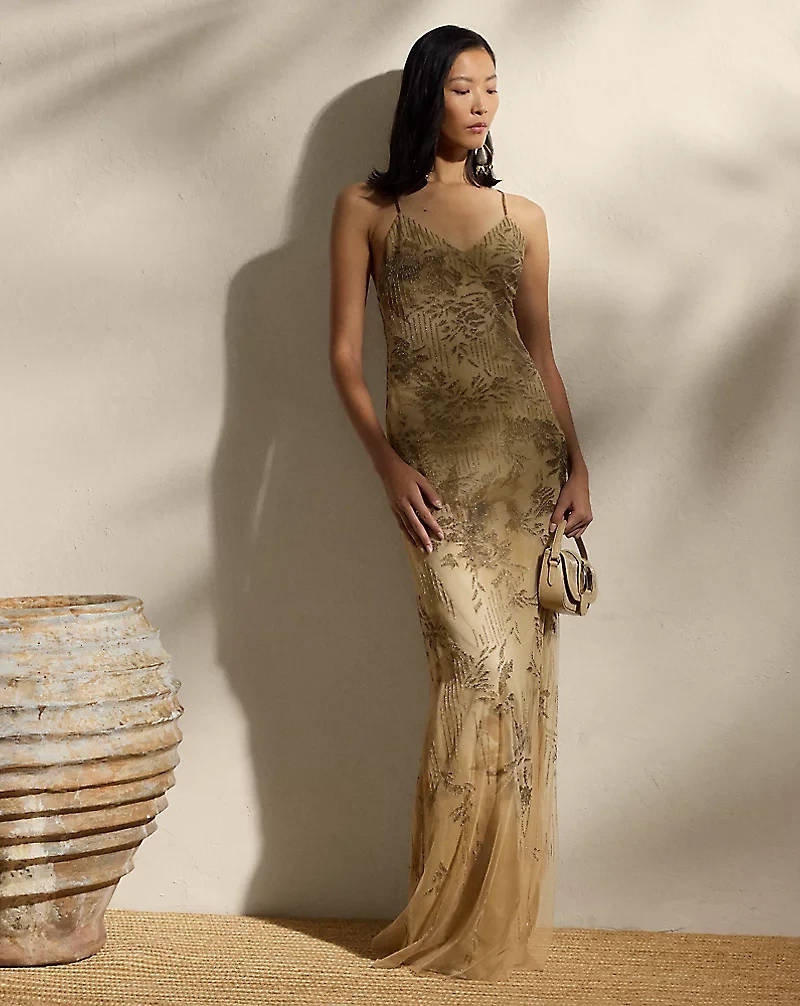 Kacey Embellished Evening Dress