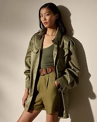 Teresa Peached Belted Coat