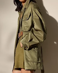 Teresa Peached Belted Coat