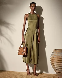 Sienna Washed Charmeuse Day Dress