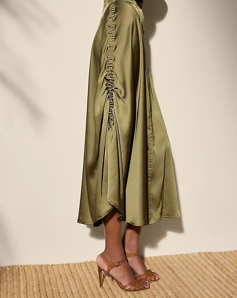 Sienna Washed Charmeuse Day Dress