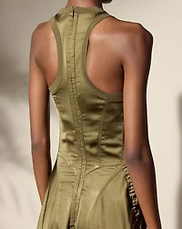 Sienna Washed Charmeuse Day Dress