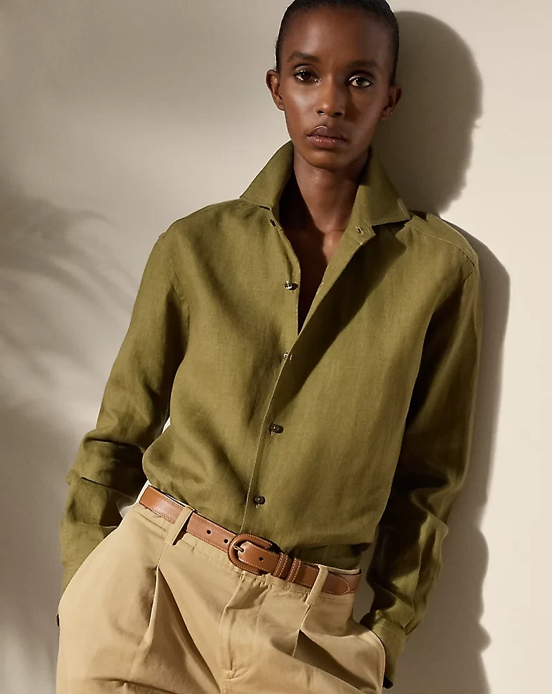 Capri Relaxed Fit Linen Shirt