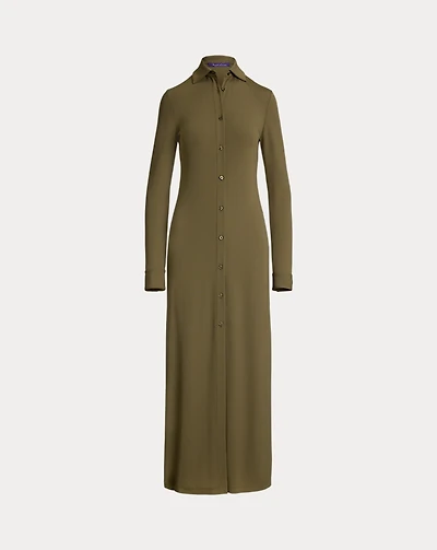 Jersey Long-Sleeve Day Dress