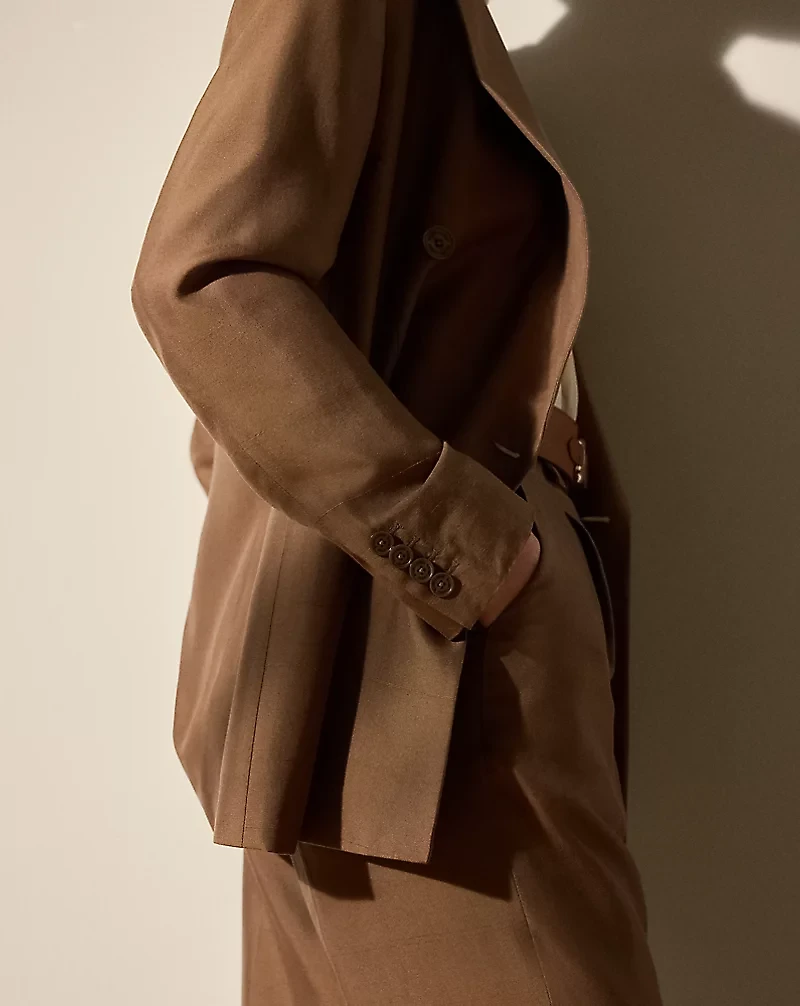 Timothy Silk Shantung Jacket