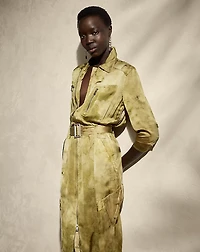 Bernadette Print Charmeuse Day Dress