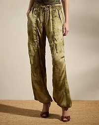 Killian Print Silk Charmeuse Pant