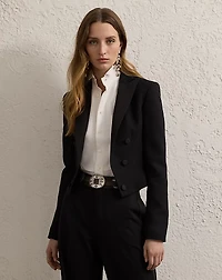 Spencer Wool Crepe Tuxedo Jacket