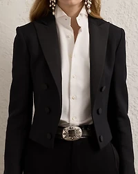 Spencer Wool Crepe Tuxedo Jacket