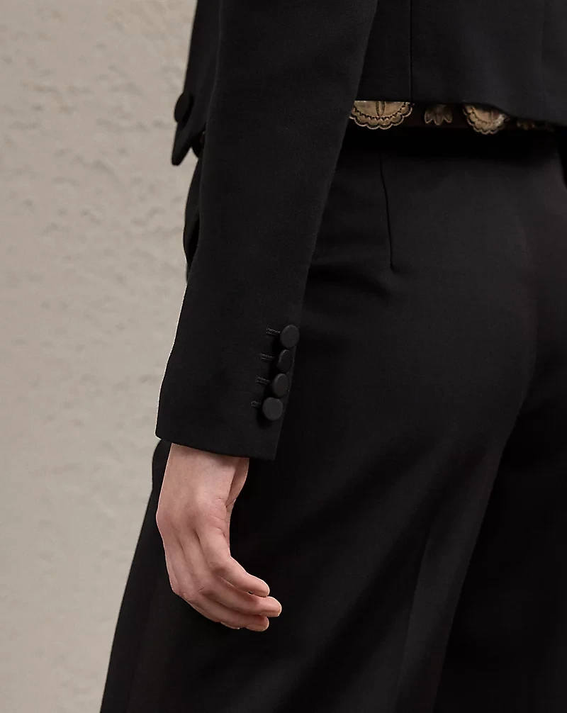 Spencer Wool Crepe Tuxedo Jacket