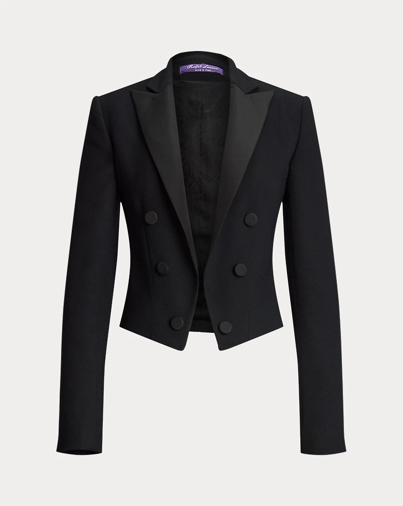 Spencer Wool Crepe Tuxedo Jacket