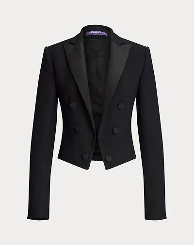 Spencer Wool Crepe Tuxedo Jacket