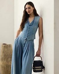 Presling Cotton Denim Vest