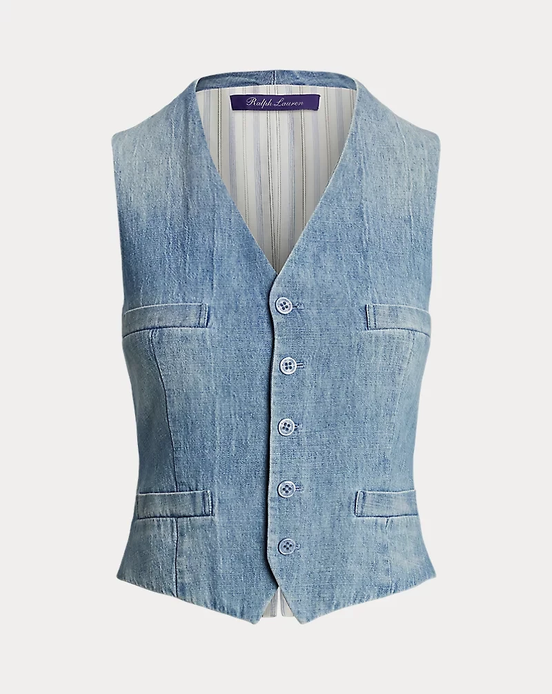Presling Cotton Denim Vest