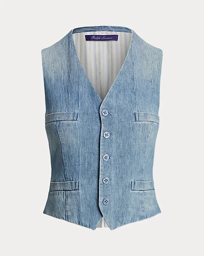 Presling Cotton Denim Vest