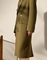 Adalaide Double-Faced Wool-Cashmere Coat