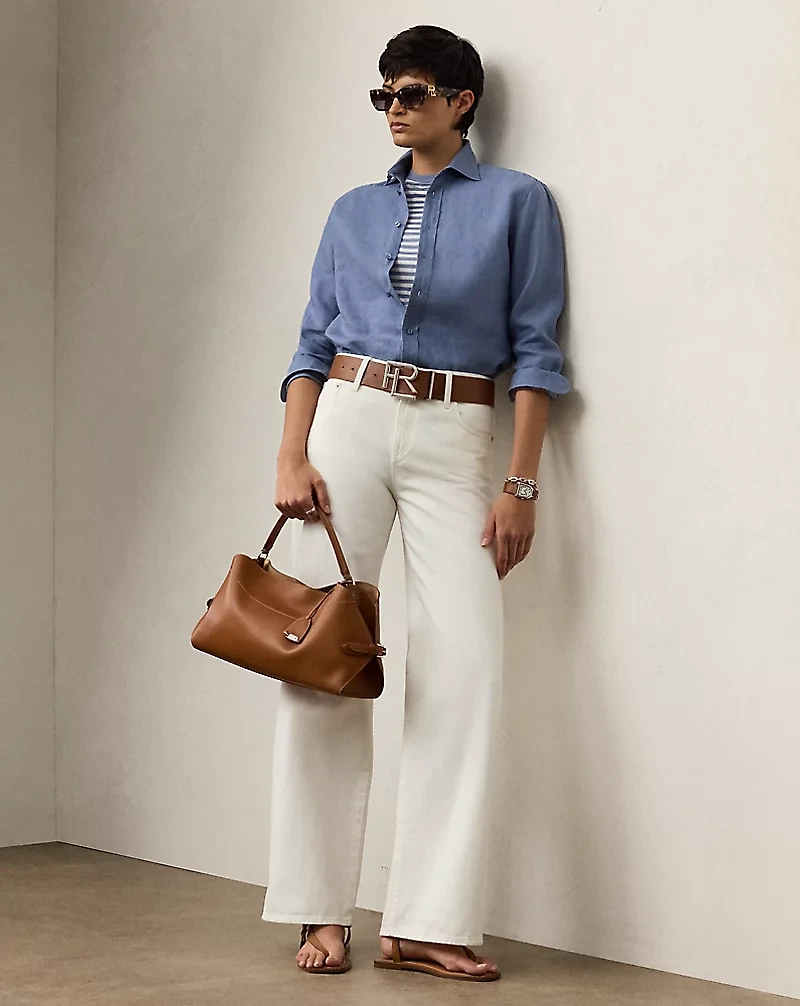 Hallie Striped Cotton Jersey Tee