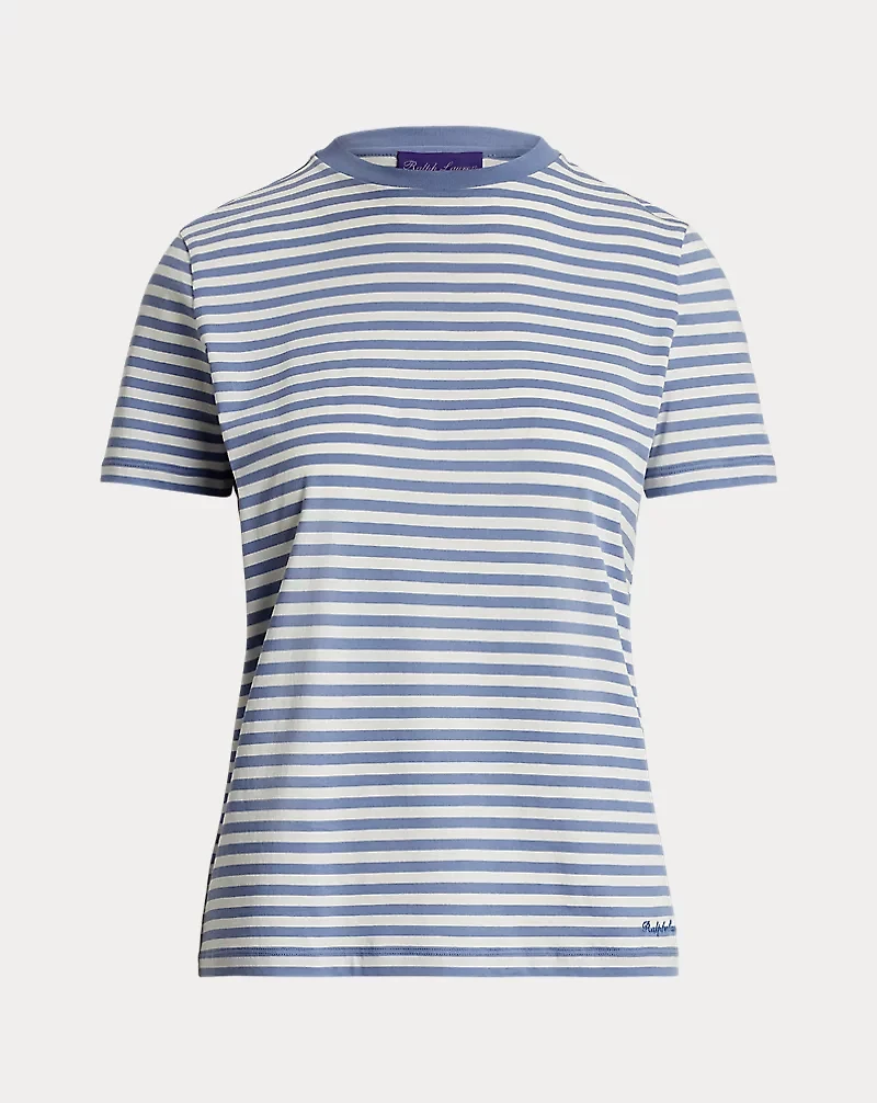 Hallie Striped Cotton Jersey Tee