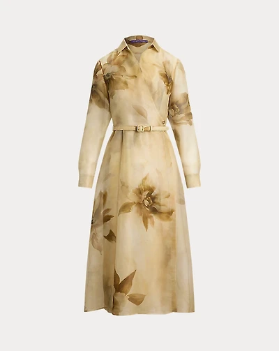 Aniyah Floral Silk Gauze Day Dress