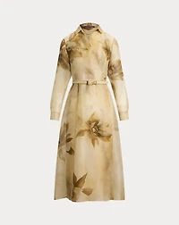 Aniyah Floral Silk Gauze Day Dress