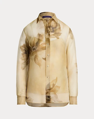 Adrien Relaxed Fit Floral Gauze Shirt