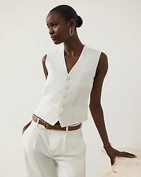 Jaiden Linen Vest