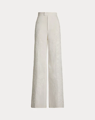 Dean Embroidered Micro-Piqué Pant
