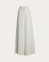 Carry Linen Wide-Leg Cargo Pant