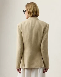 Vannesa Linen-Blend Tweed Jacket