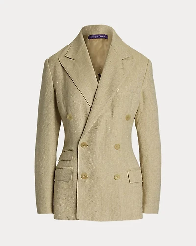 Vannesa Linen-Blend Tweed Jacket