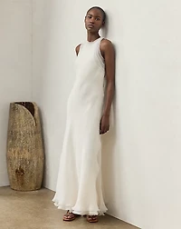 Zackery Washed Organza Evening Dress