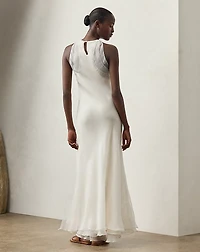 Zackery Washed Organza Evening Dress