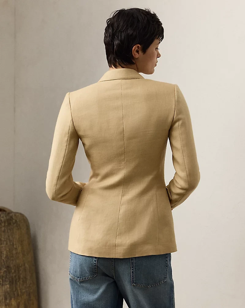 Camden Cashmere-Linen Twill Jacket
