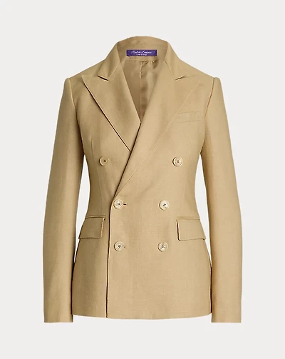 Camden Cashmere-Linen Twill Jacket