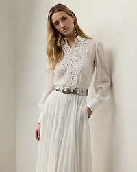 Seymour Embroidered Voile Day Dress