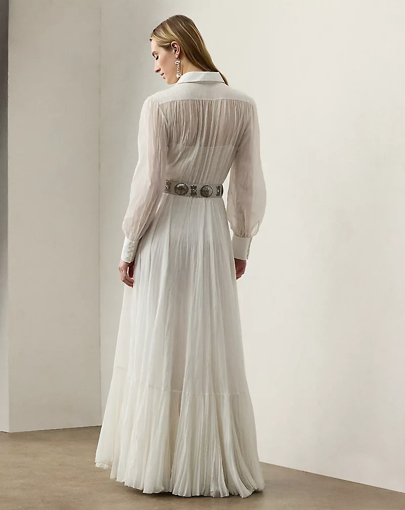 Seymour Embroidered Voile Day Dress