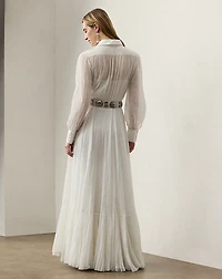 Seymour Embroidered Voile Day Dress