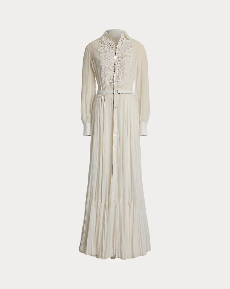 Seymour Embroidered Voile Day Dress