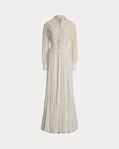 Seymour Embroidered Voile Day Dress