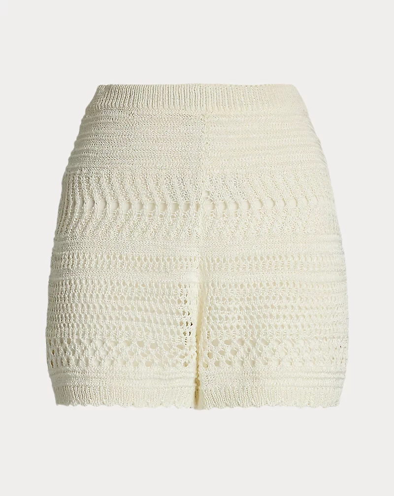 Pointelle-Knit Short