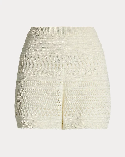 Pointelle-Knit Short