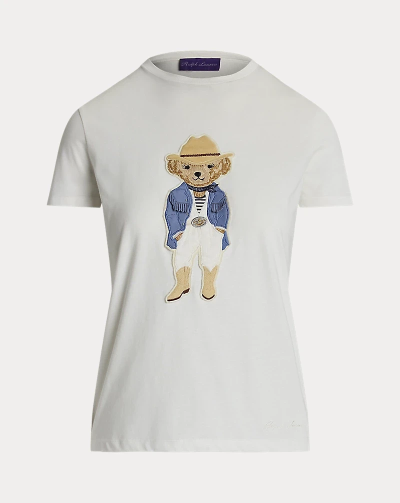 Hamptons Spring Polo Bear Cotton Tee