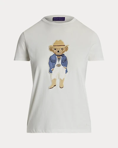 Hamptons Spring Polo Bear Cotton Tee