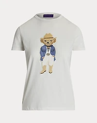 Hamptons Spring Polo Bear Cotton Tee